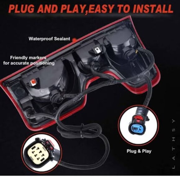 2019/2024 Chevrolet Silverado Passenger taillight non led - Picture 5 of 9